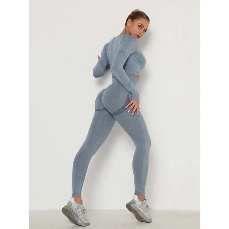 Women Seamless Workout Leggings High Waist Push up Leggings Ladies Sexy Gym Legging Fashion Black Sports Leggings